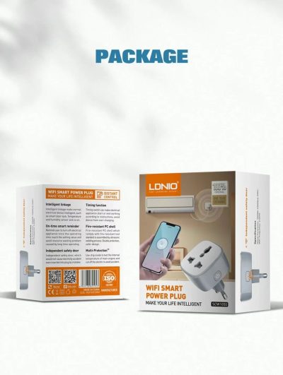 LDINIO Wi-Fi Smart Power Socket SCW1050 - Image 2