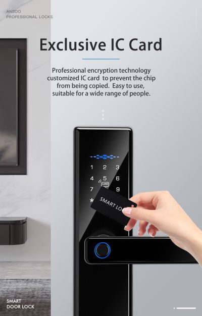 TUYA WIFI FINGERPRINT SMART LOCK MORTISE 5050 - Image 13