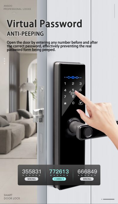 TUYA WIFI FINGERPRINT SMART LOCK MORTISE 5050 - Image 11