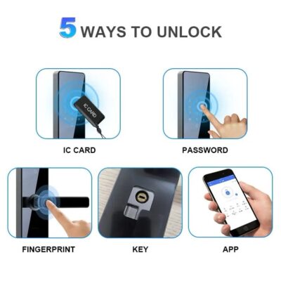 TUYA WIFI FINGERPRINT SMART LOCK MORTISE 5050 - Image 5