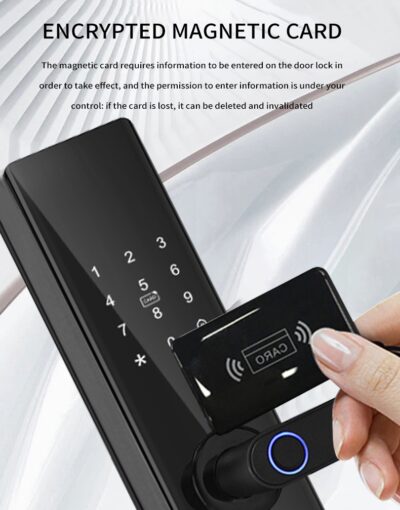 TUYA WIFI FINGERPRINT SMART LOCK MORTISE 5050 - Image 2