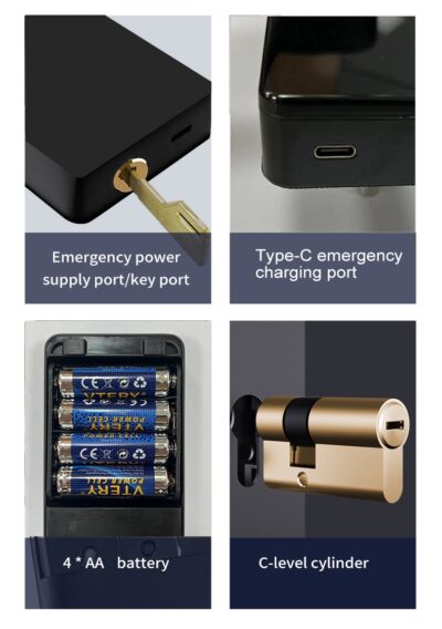 TUYA WIFI FINGERPRINT SMART LOCK MORTISE 5050 - Image 14