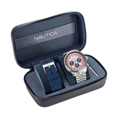 NAUTICA
Pier 39 Multi-Function Quartz Men's Watch Box Set - Image 2